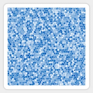 Blue Shades Mosaic Pattern Magnet